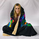 Tiger Colorful - Cozy Warm Hooded Sherpa And Microfiber Blanket With Hood