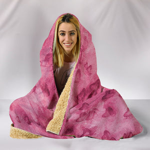 Valentine's Day Girlfriend Wife Hooded Blanket