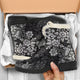 3D Floral Doodle-able Faux Fur Lined Women's Vegan-Friendly Leather Men's Boots