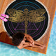 Golden Dragonfly Beach Blanket - Freedom Look