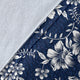 Blue Floral Pattern Blanket