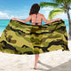 Green Camouflage Scarf Sarong