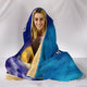 If It Feels Good Do It Hooded Blanket Wolf Howling At The Moon