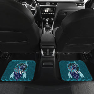 Wolf Dreamcatcher - Car Mats Set of 4 - Car Floor Mats Protection Decoration