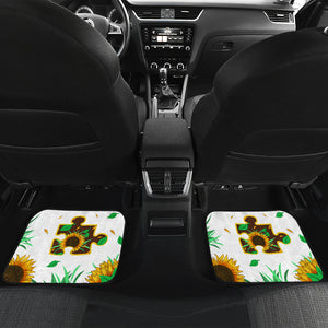 Autism Awareness Blue Shark - Front Car Mats Gift (Set Of 4)