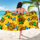 Sunflowers Butterfly Sarong Scarf Blanket, Butterfly Lover Gift, Pretty Butterfly Beach Wrap Cover Up