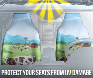 Car-seat-cover-cow 2