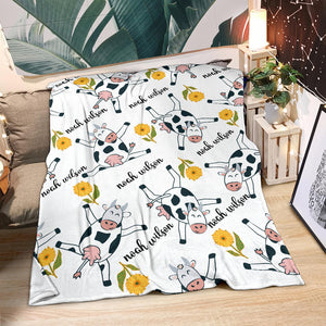 Blanket cow sunflower