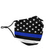 Thin Blue Line Face Mask with Filters