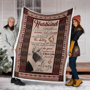 My Husband Anniversary Gift Premium Blanket