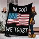 US Independence Day - American Holiday "In God We Trust" Blanket