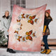 Pink Butterflies Premium Blanket V3