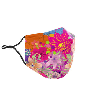 Flower Bouquet Face Mask with Filters