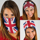 Grunge Union Jacks (Black, White, Grey) - Bandana 3 Pack - Mask
