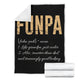 Funpa Meaning Cool Grandpa Premium Blanket