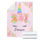Emerson - Personalized Unicorn Blanket