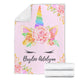 Brylee Adelynn - Personalized Unicorn Blanket