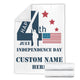 US Happy Independence Day - Personalized 4th Of July American Holiday Blanket