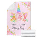 Missy Kay - Personalized Unicorn Blanket