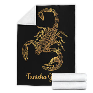 Tanisha Graves - Personalized Scorpio Blanket
