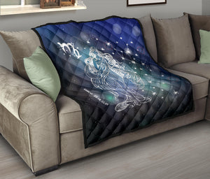 Virgo Horoscope Premium Quilt Blanket Twin Queen King Size Birthday Gift