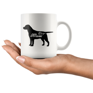 Black Labrador Mom Coffee Mug (11 oz) - Freedom Look