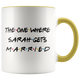 The One Where Sarah Gets Married Colored Coffee Mug (11 oz)