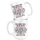 Personalized Bernese Mountain Dog Alas & All of us Mom Jenifer (mom) Coffee Mug (15 oz)