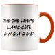 The One Where Lang Gets Engaged Colored Coffee Mug (11 oz)