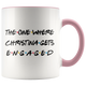 The One Where Christina Gets Engaged Colored Coffee Mug (11 oz)