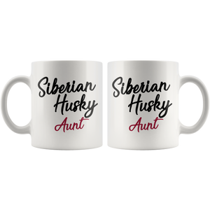 Siberian Husky Aunt Coffee Mug (11 oz)
