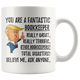 Funny Fantastic Bookkeeper Coffee Mug, Bookkeeper Trump Gifts, Best Bookkeeper Birthday Christmas Graduation Gift for Him and Her