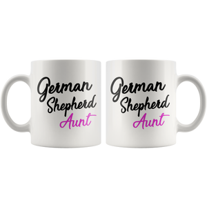 German Shepherd Aunt Coffee Mug (11 oz) - Freedom Look