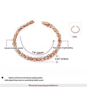 High-Quality Rose Gold & Silver Color Bracelet - Freedom Look