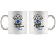 golden retriever dad two side printing mug