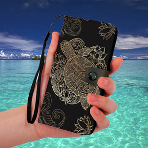 Golden Sea Turtle Phone Case - Freedom Look