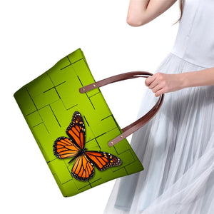 HQ Butterfly Handbag Tote Bag - Freedom Look