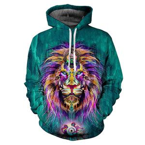 Lion Men/Women 3D Hoodie for this Autumn & Winter - Freedom Look