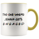 The One Where Jenna Gets Engaged Colored Coffee Mug (11 oz)