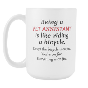 Veterinary Gift, Vet Receptionist, Vet Assistant, Vet Technician, Veterinarian Tech, Gift For Vet Tech, Vet Tech Cup, Veterinary Student, Vet Mug (15oz)