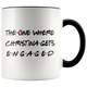 The One Where Christina Gets Engaged Colored Coffee Mug (11 oz)