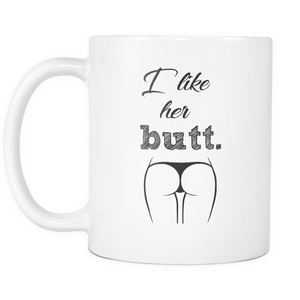 I Like Her Butt (His Beard) - Couple Mug - Freedom Look