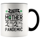 Mother Survived 2020 Pandemic Toilet Paper Colored Coffee Mug