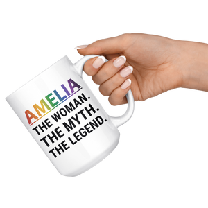 Personalized Lesbian Pride Coffee Mug (15 oz)