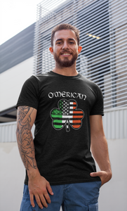 O'Merican Irish American Lucky Patrick's Day St Patrick Unisex T-Shirt