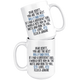Personalized American Bully Dog Flex & Junior Dad Scott Coffee Mug (15 oz)