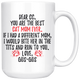 Personalized Cat Gus-Gus Mom CC Coffee Mug (15 oz)