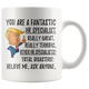 Funny Fantastic HR specialist Coffee Mug, Human Resources Specialist Trump Gifts, HR specialist Birthday Gift, Christmas Graduation Gift