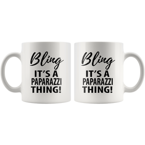 Bling It's A Paparazzi Thing Coffee Mug (11 oz) - Freedom Look