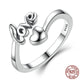 I Love You Heart Ring - 925 Sterling Silver - Freedom Look